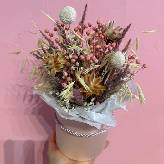 Caixa de flores secas 08