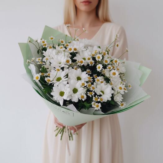 I will collect a bouquet 🌿068 (field chamomile, chrysanthemum bush)