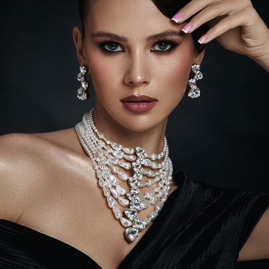 Комплект (Колье и серьги)