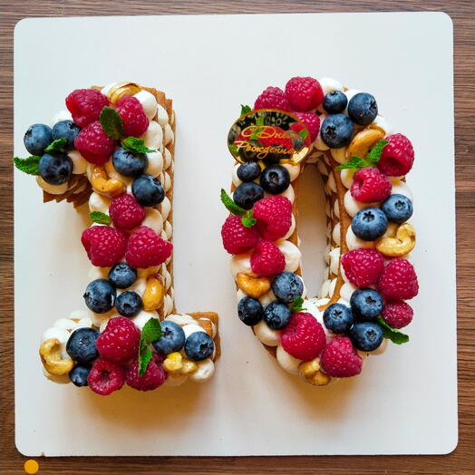 Медовик цифра  без глютена