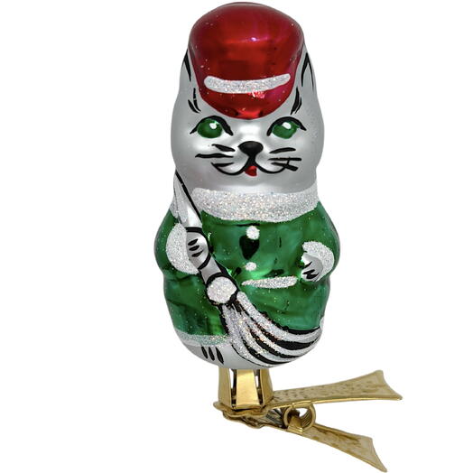 Ёлочная игрушка "Кот дворник" (Ёлочка)