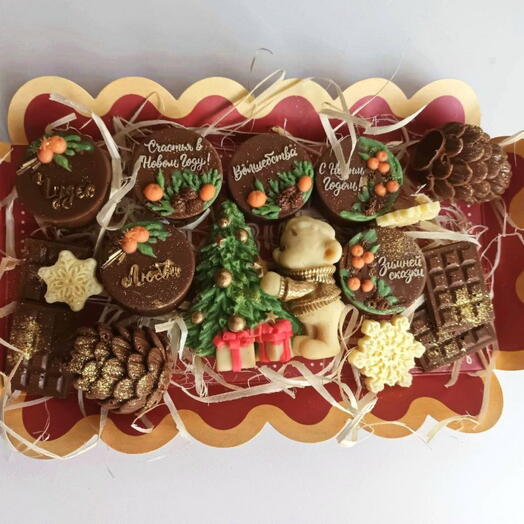 Новогодний набор шоколадных конфет