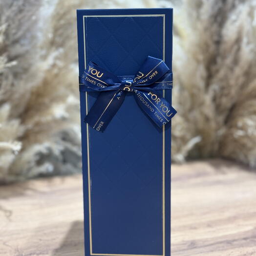 Коробка подарочная «темно синяя»