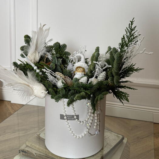 Новогодняя композиция в коробке XXL