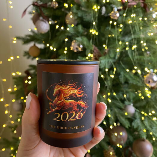 Новогодняя свеча «Рождественский очаг»