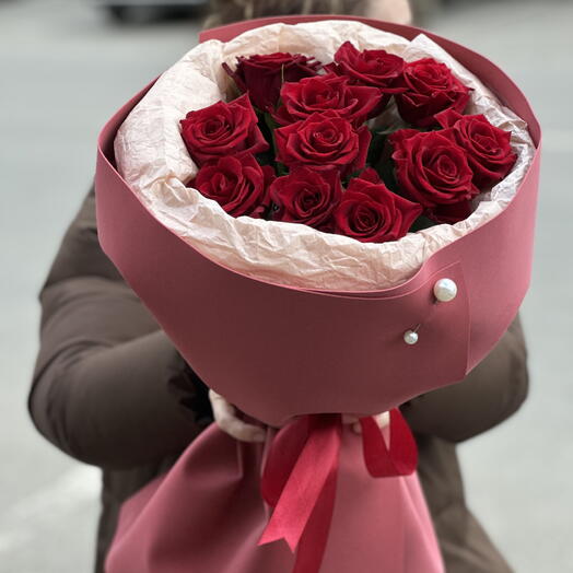 Моно красных роз фоамиран