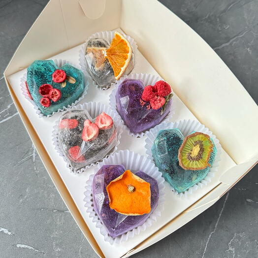 🩵набор шикарных больших чайных сердец 🩵