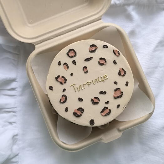 Бенто-торт "тигрице" подруге на день рождения