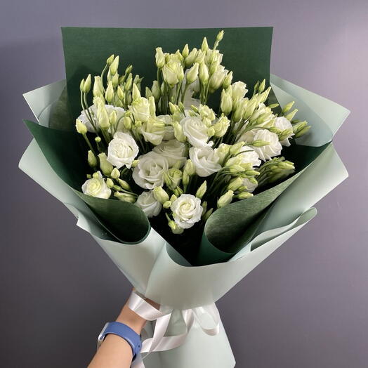 Букет из эустомы