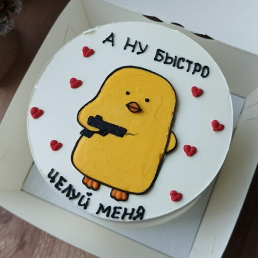 Бенто-торт с цыпой, прикол, юмор