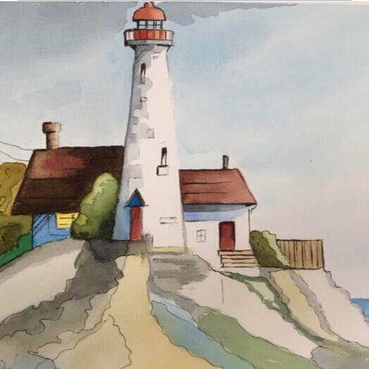 Групповой курс Акварель. Электронный сертификат