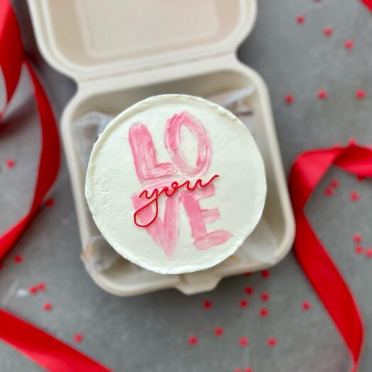 Бенто-торт «love you»