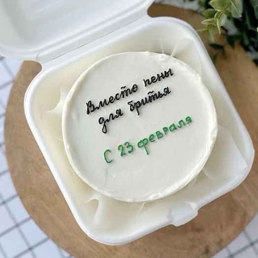 Бенто-торт на 23 февраля. Подарок для мужчины