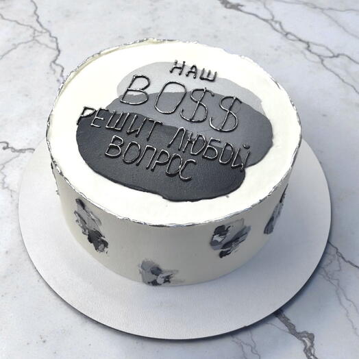 Торт 1кг «наш BOSS»
