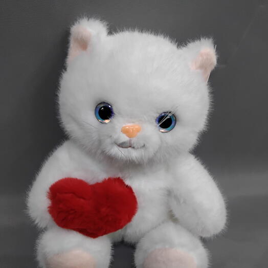 Котик с сердечком