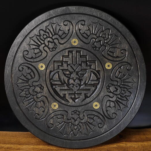 Крутящаяся подставка для бонсай, 30см