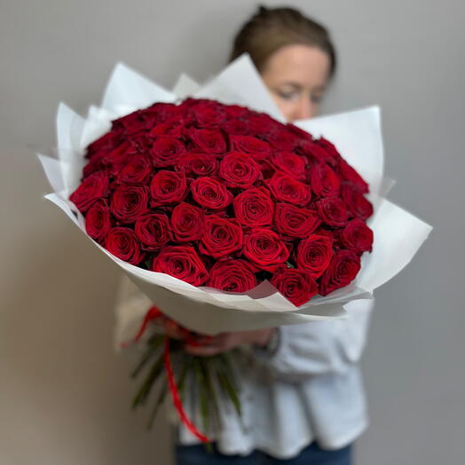 Bouquet of 51 red roses