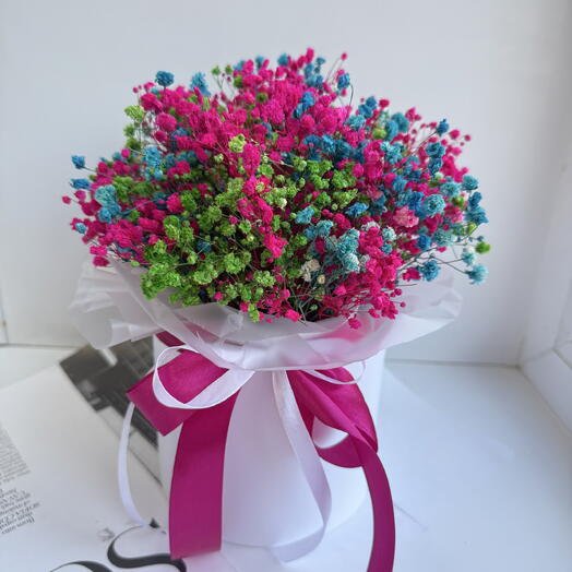 Гипсофила в шляпной коробке 🌸