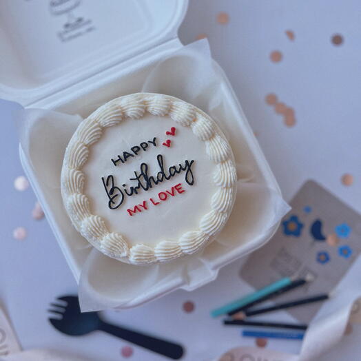 Бенто торт с днем рождения happy birthday my love бенто торт девушке жене