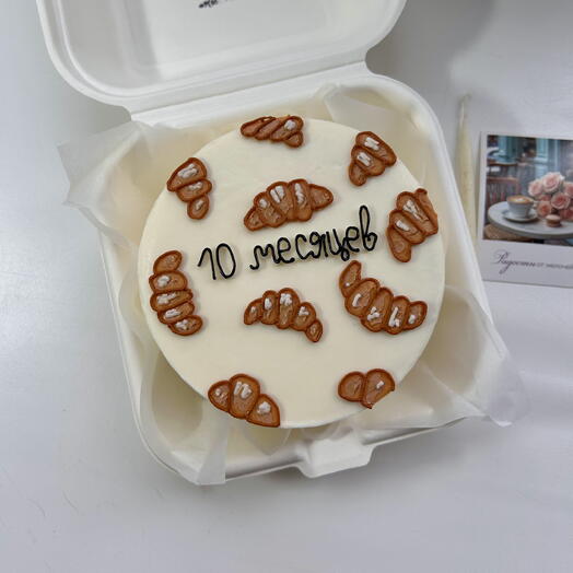 Бенто торт круассаны