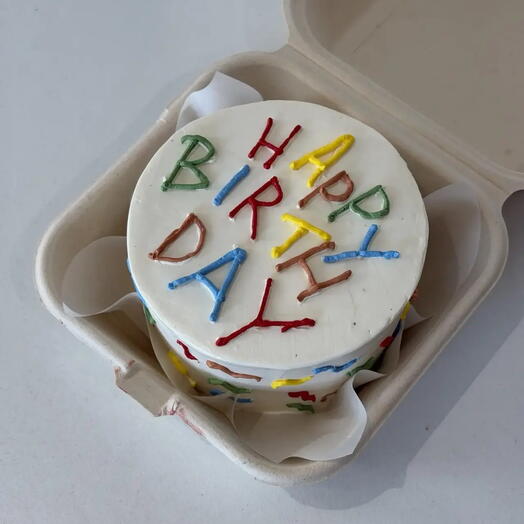 Бенто торт happy birthday