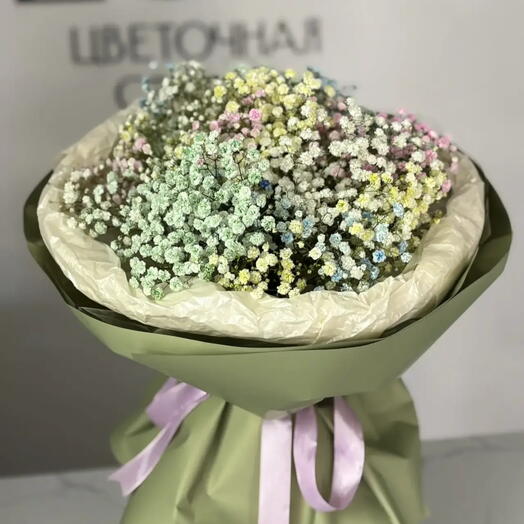 🐳Букет с гипсофилой