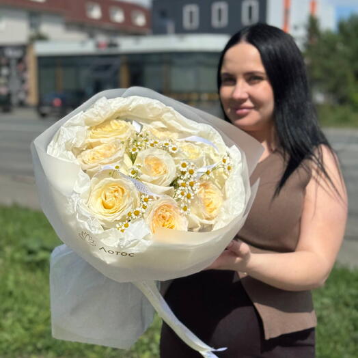 Букет ароматных роз