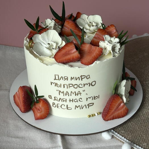 Торт на день рождения мамы
