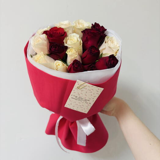 Букет из 17 роз🌹