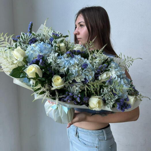 Букет Голубая лагуна