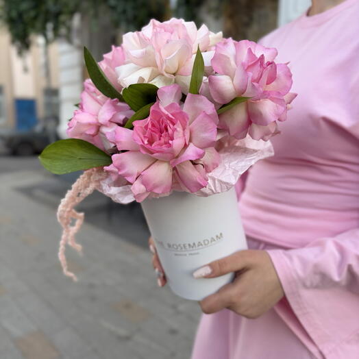 Французская роза в коробке