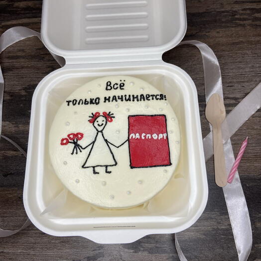 Бенто торт на 14-летие