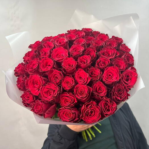 Букет из 41 шикарная роза