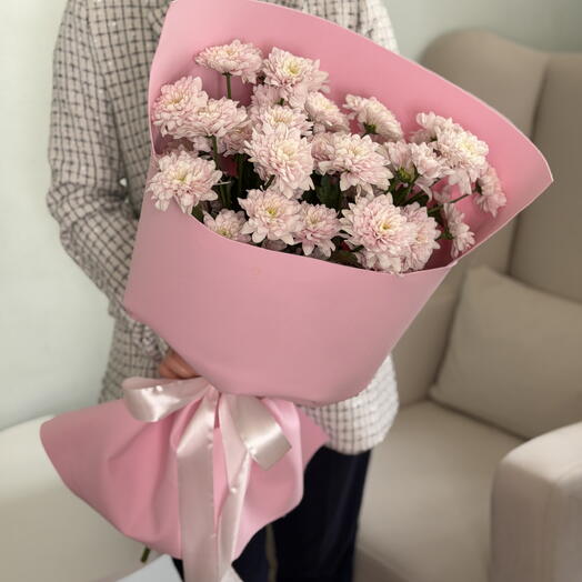БУКЕТ ГИГАНТ🌸 ИЗ ХРИЗАНТЕМ
