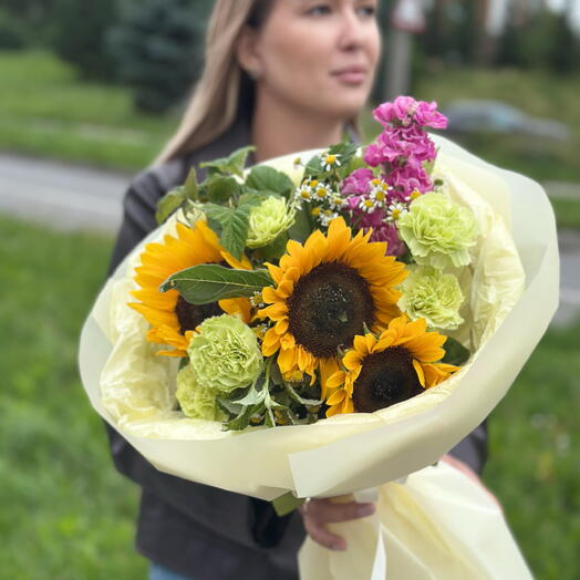 Букет Теплые лучи