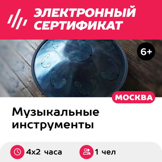 Подарочный сертификат Базовый курс игры на RAV Vast, для 1 чел. в составе группы, 4х2 часа