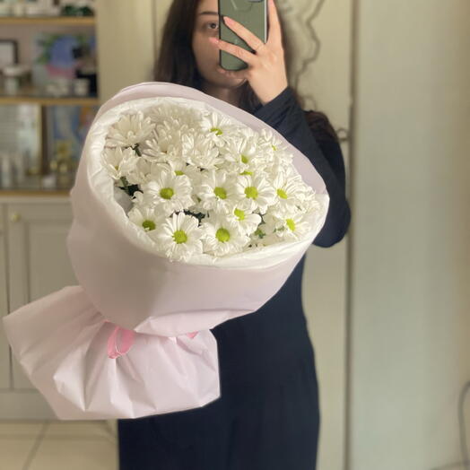 Букет из хризантемы