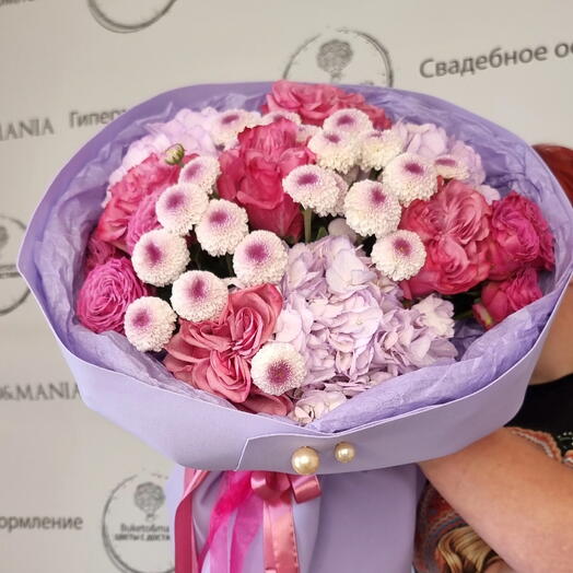Малина с лавандой