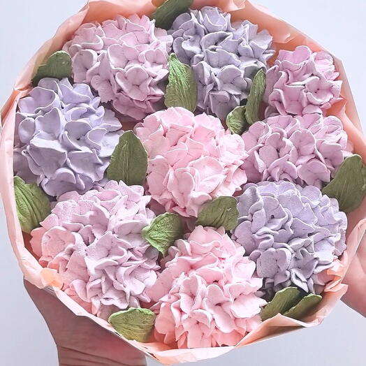 Зефирные цветы в коробке