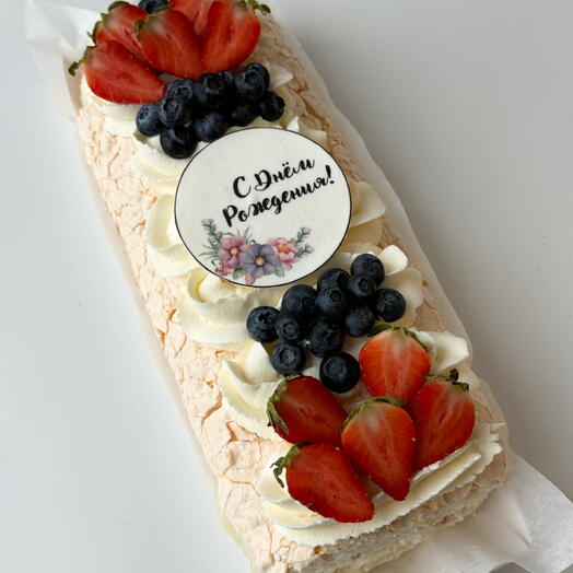 Meringue roll