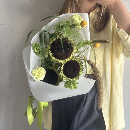 Букет для классной, стильной учительницы 👩‍🏫🌿
