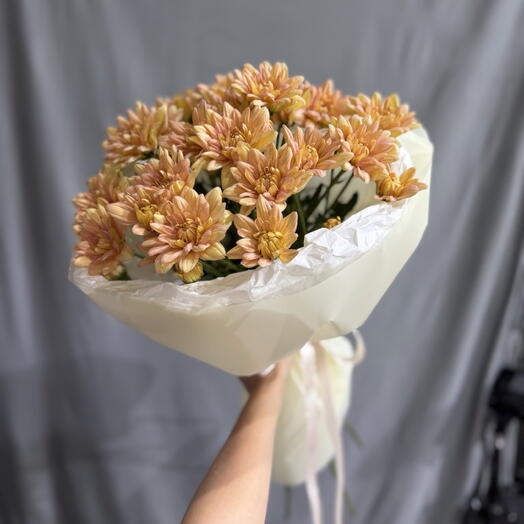 Хризантема бигуди оранжевая🧡