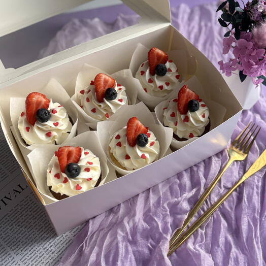 Conjunto de cupcakes surtidos