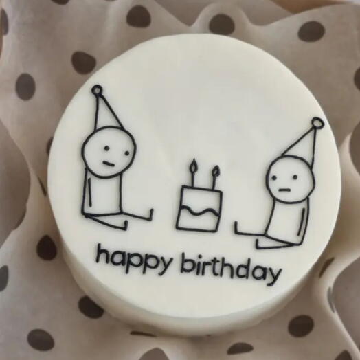 Бенто торт. Happy birthday