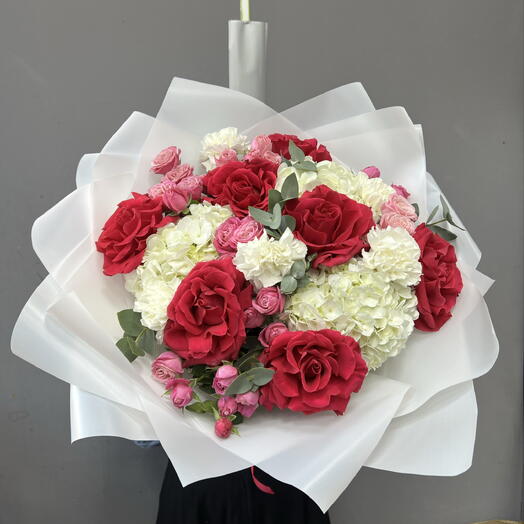 Большой букет с Французскими Розами 💖