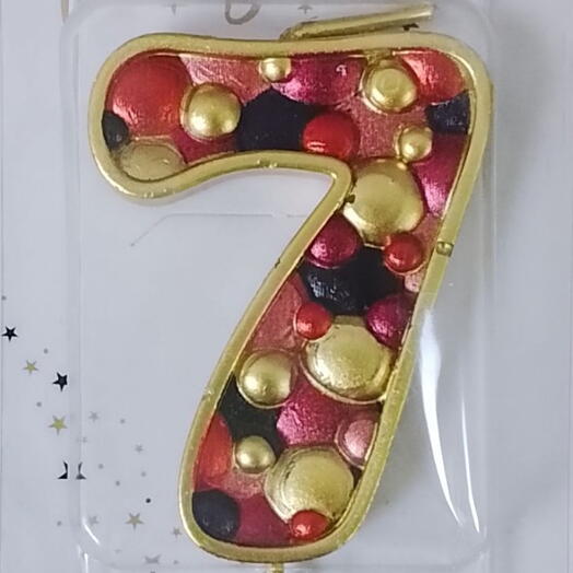 Свеча для торта " 7 "