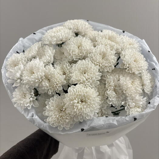 🤍Нежный букет хризантем Bloom room
