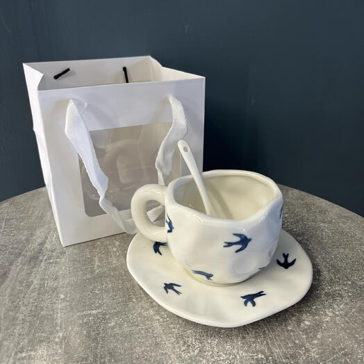 Чашечка с тарелкой☕️