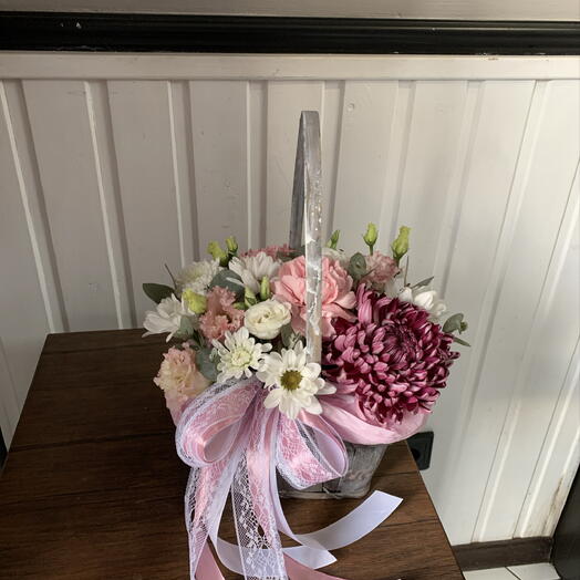 Корзина с цветами 💐
