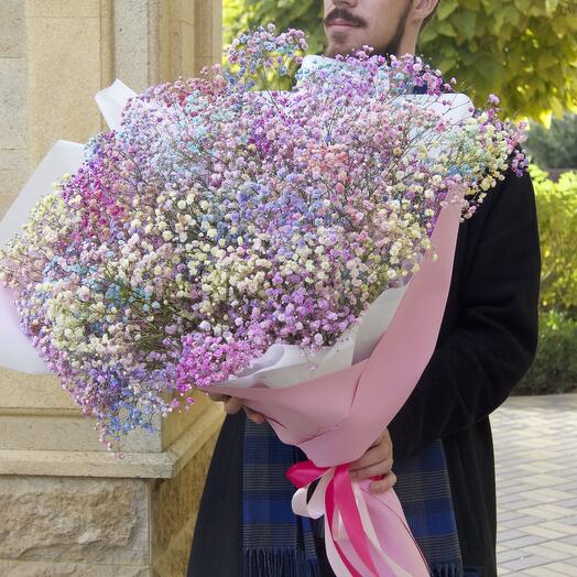 Bouquet of gypsophila "cloud" 15 pcs